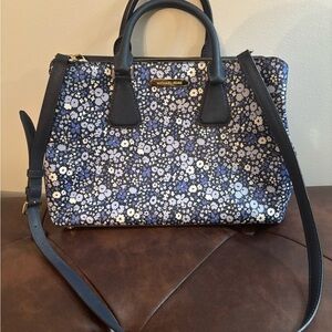 Michael Kors Blue Satchel with Elegant Design